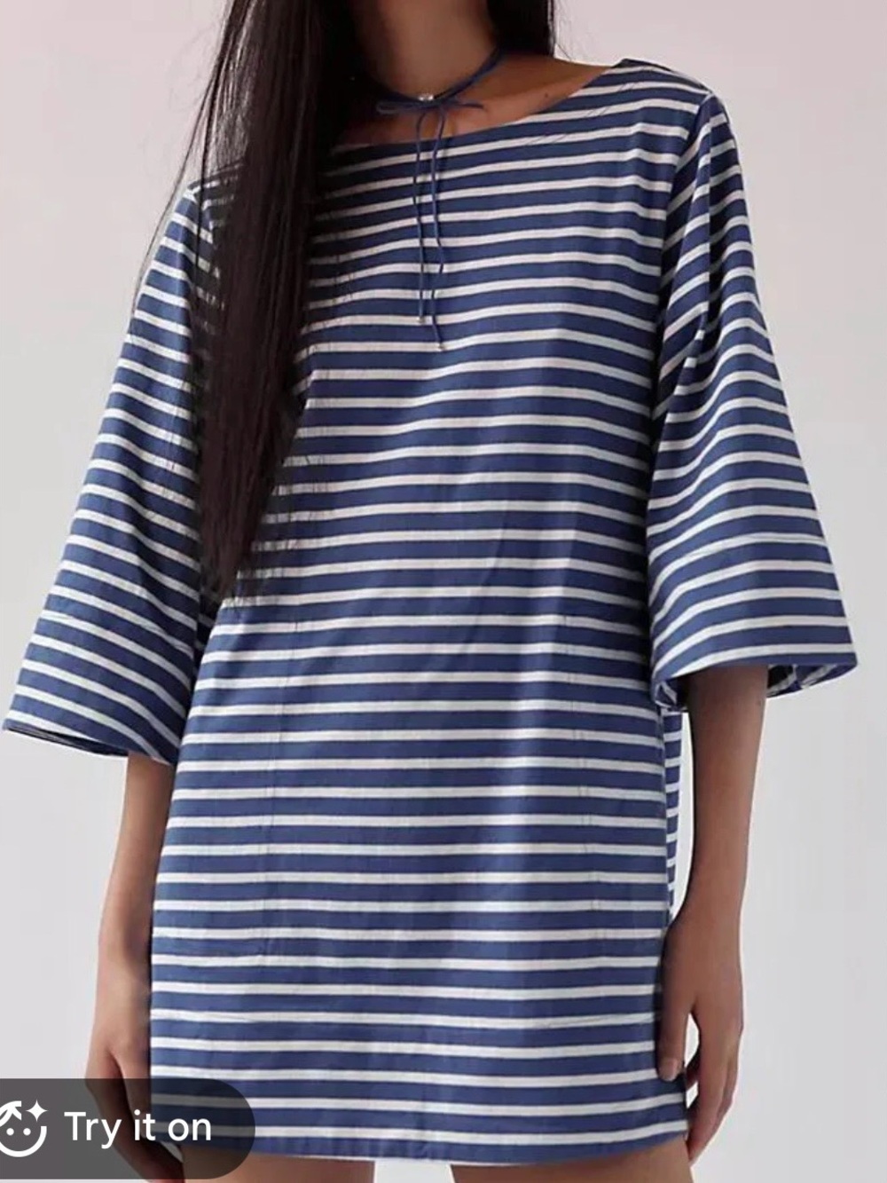 FREE PEOPLE Free-Est - Charlie
Mini Dress Striped Blue XS